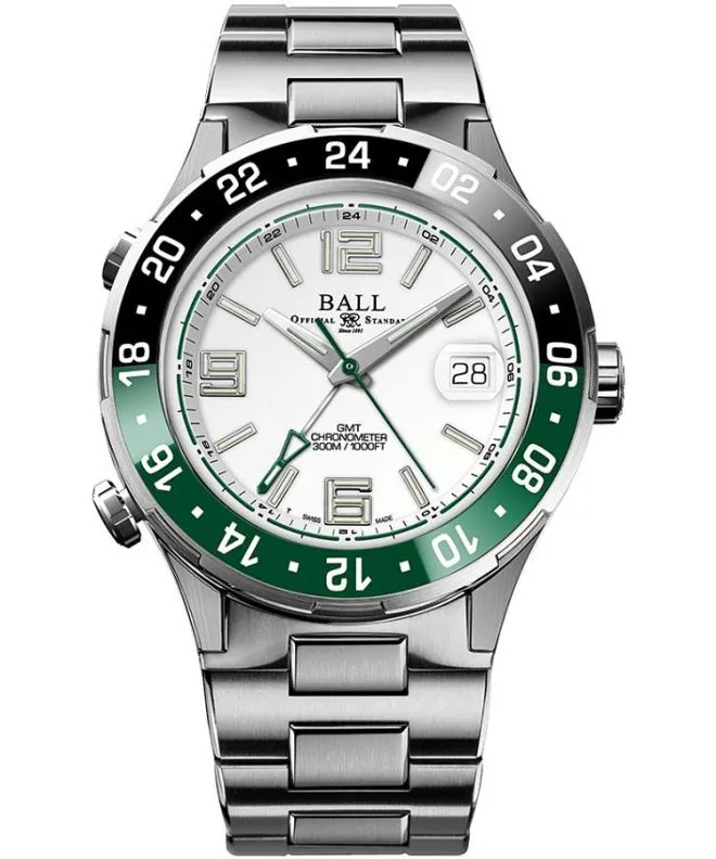 Ball Roadmaster Pilot GMT Automatic Titanium Limited Edition férfi karóra DG3038A-S3C-WH