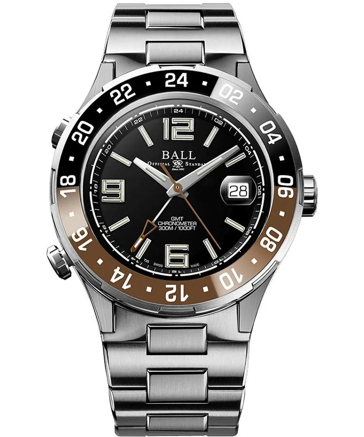 Ball Roadmaster Pilot GMT Automatic Titanium Chronograph Limited Edition férfi karóra DG3038A-S5CJ-BK
