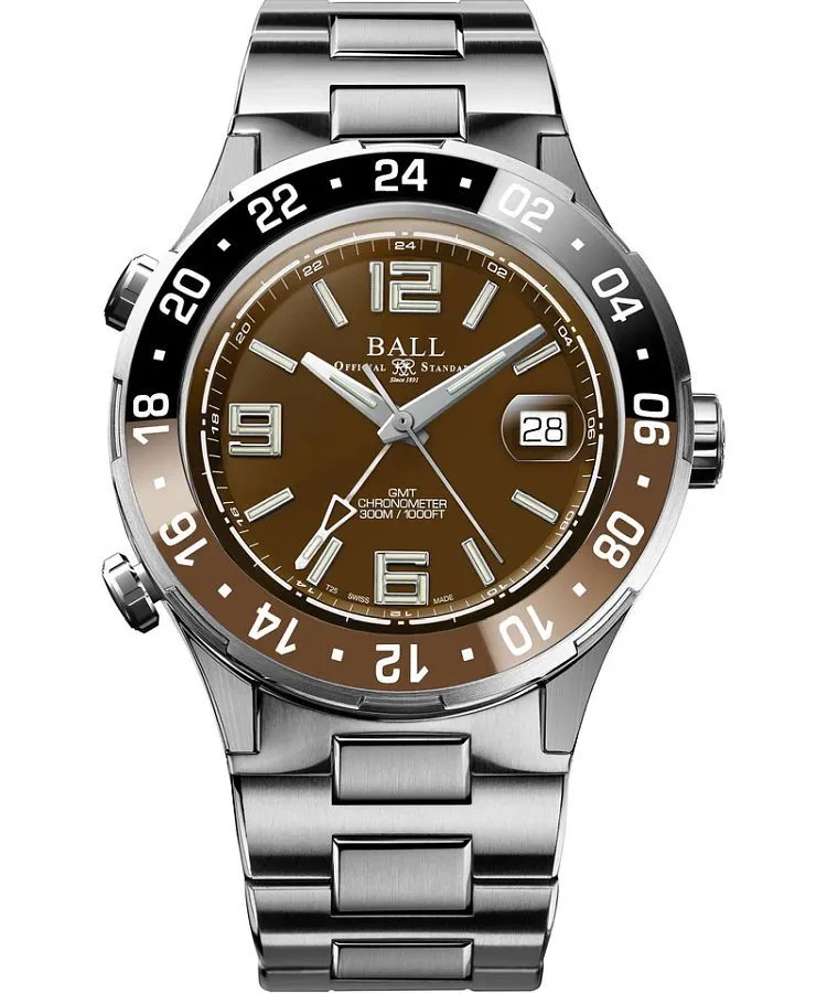 Ball Roadmaster Pilot GMT Automatic Titanium Chronograph Limited Edition férfi karóra DG3038A-S5CJ-BR