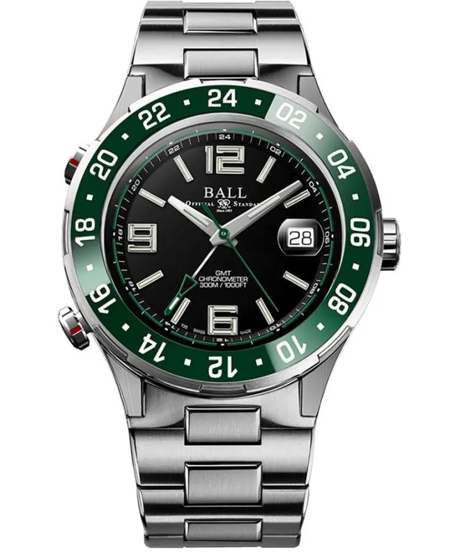 Ball Roadmaster Pilot GMT Automatic Titanium Chronograph Limited Edition férfi karóra DG3038A-S7CJ-BK