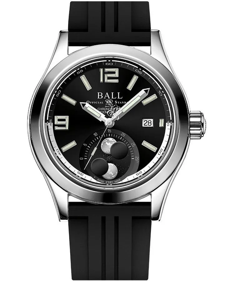 Ball Engineer II Moon Phase Chronometer, Amortiser® Automatic Limited Edition férfi karóra NM2028C-P45C-BK