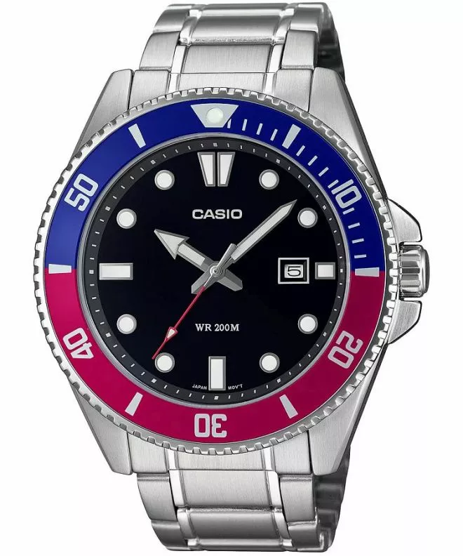 Casio Duro Pepsi Diver férfi karóra MDV-107D-1A3VEF