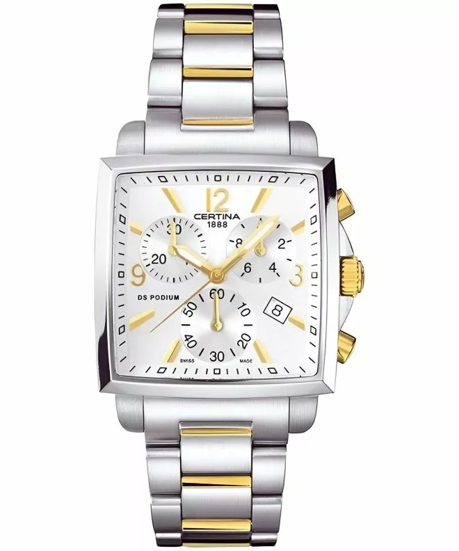 Certina DS Podium Lady Square Chronograph női karóra C001.317.22.037.00 (C0013172203700)