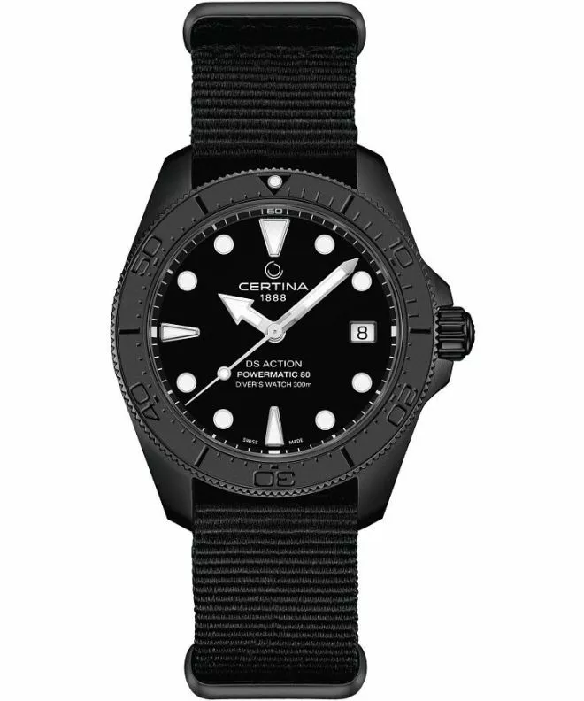 Certina DS Action Diver 38 mm Powermatic 80 Automatic férfi karóra C048.807.38.051.00 (C0488073805100)