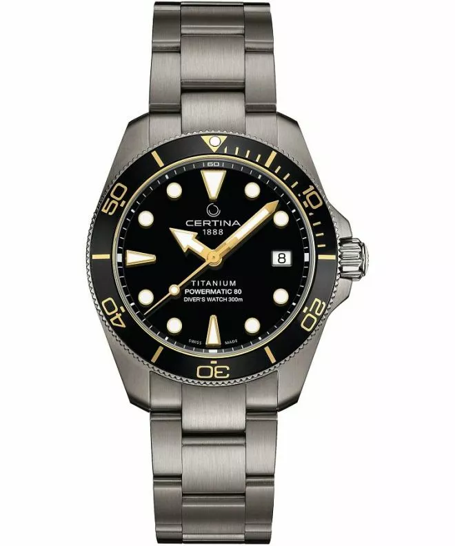 Certina DS Action Diver 38 mm Powermatic 80 Automatic férfi karóra C048.807.44.051.00 (C0488074405100)