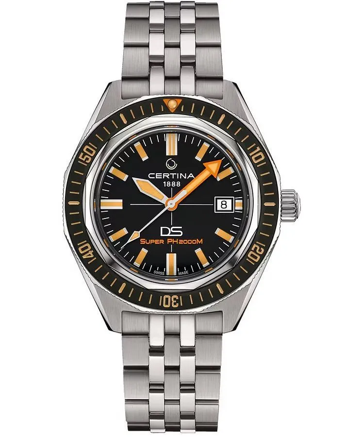 Certina DS Heritage PH 2000M Automatic Titanium SET unisex karóra C050.607.44.051.02 (C0506074405102)