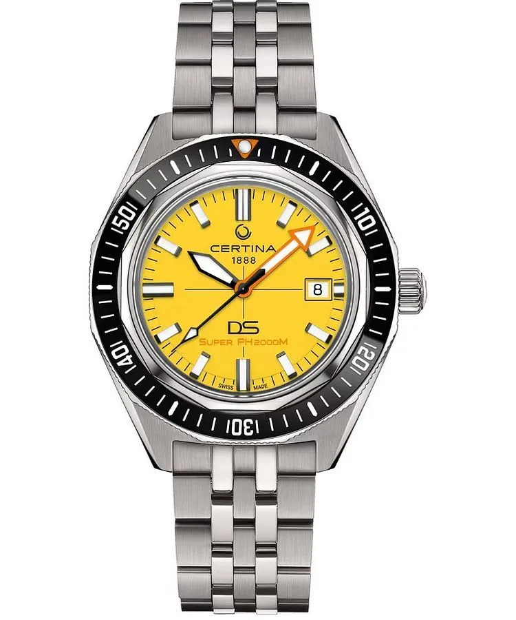 Certina DS Heritage PH 2000M Automatic Titanium SET unisex karóra C050.607.44.361.02 (C0506074436102)