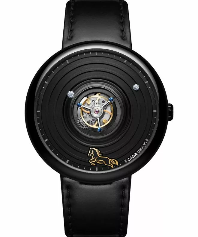 Ciga Design Tourbillon Chinese Zodiac Mechanical Titanium Limited Edition Diamond férfi karóra U057-BB01-1B