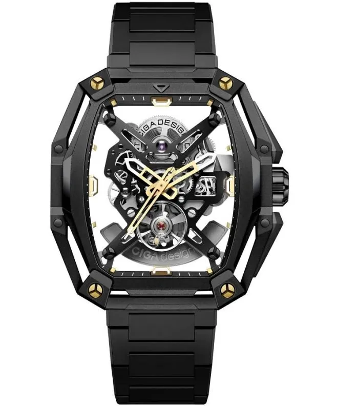 Ciga Design Hunter Automatic Skeleton férfi karóra Z035-BB02-W1B