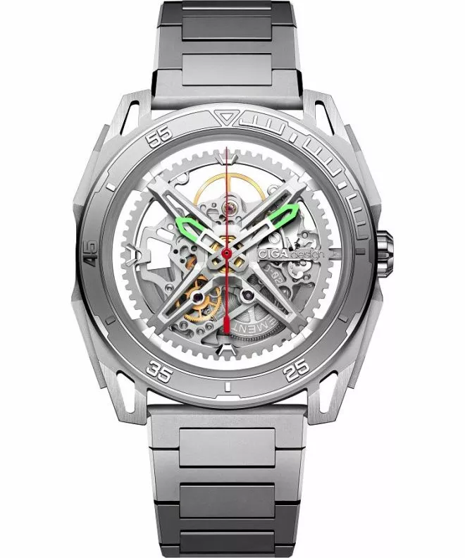 Ciga Design Falcon Automatic Skeleton férfi karóra Z039-SS01-1S