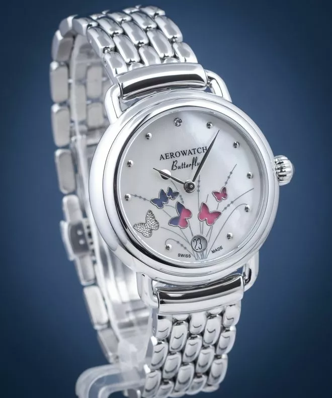 Aerowatch 1942 Butterfly Limited Edition női karóra 44960-AA05-M
