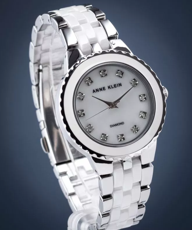 Anne Klein Diamond-accented Női Karóra AK-2713WTSV