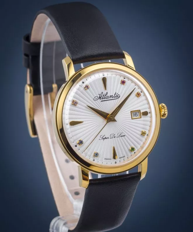 Atlantic Super De Luxe Diamonds női karóra 29355.45.29LBK