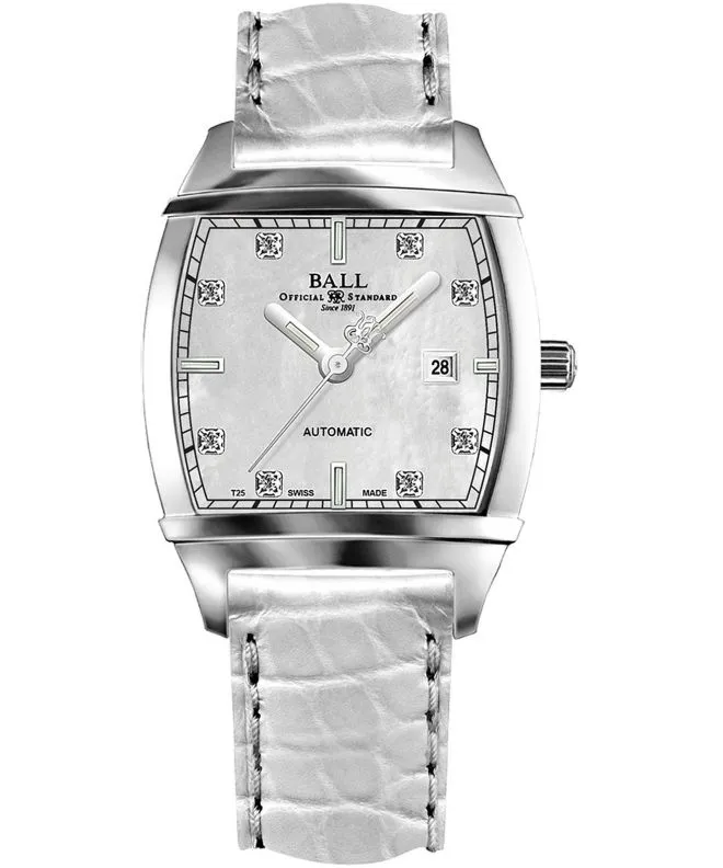 Ball Transcendent Pearl Diamond Automatic női karóra NL1068D-L3J-WH