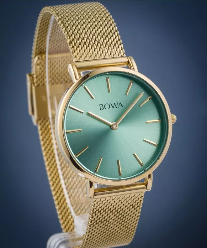 BOWA New York Petite Mint-Gold Mesh 34 női karóra NY344-114-184M