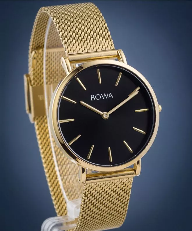 BOWA New York Petite Black-Gold Mesh 34 női karóra NY344-14-184M