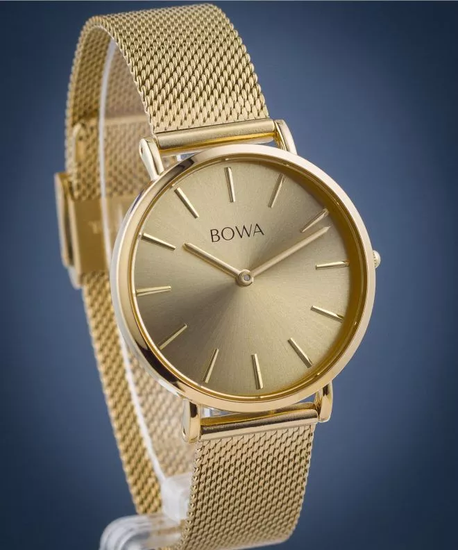 BOWA New York Petite Full Gold Mesh 34 női karóra NY344-44-184M