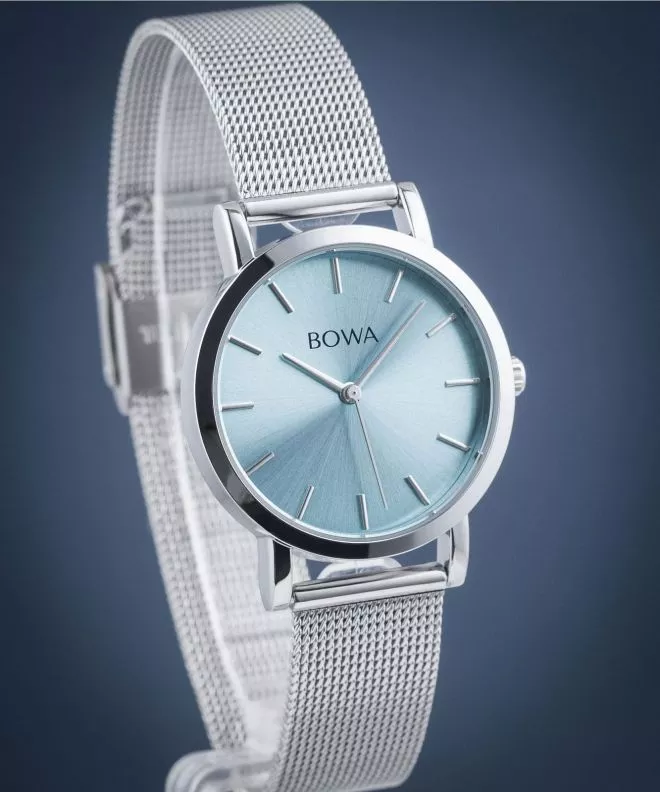 BOWA Tokyo Ice-Blue Silver Mesh 33 női karóra TO335-95-165M
