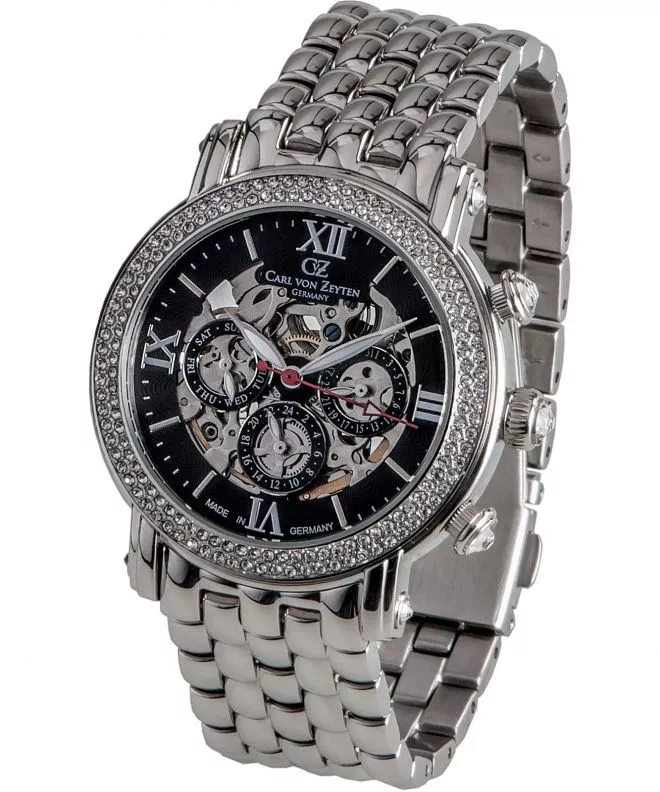 Carl von Zeyten Kniebis Lady Automatic Skeleton Női Karóra CVZ0062BKMS