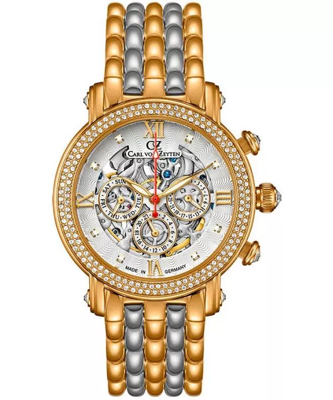 Carl von Zeyten Kniebis Skeleton Automatic női karóra CVZ0062RWBS