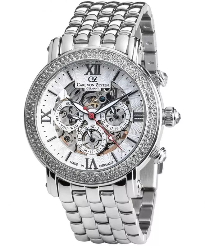Carl von Zeyten Kniebis Skeleton Automatic női karóra CVZ0062WHMS