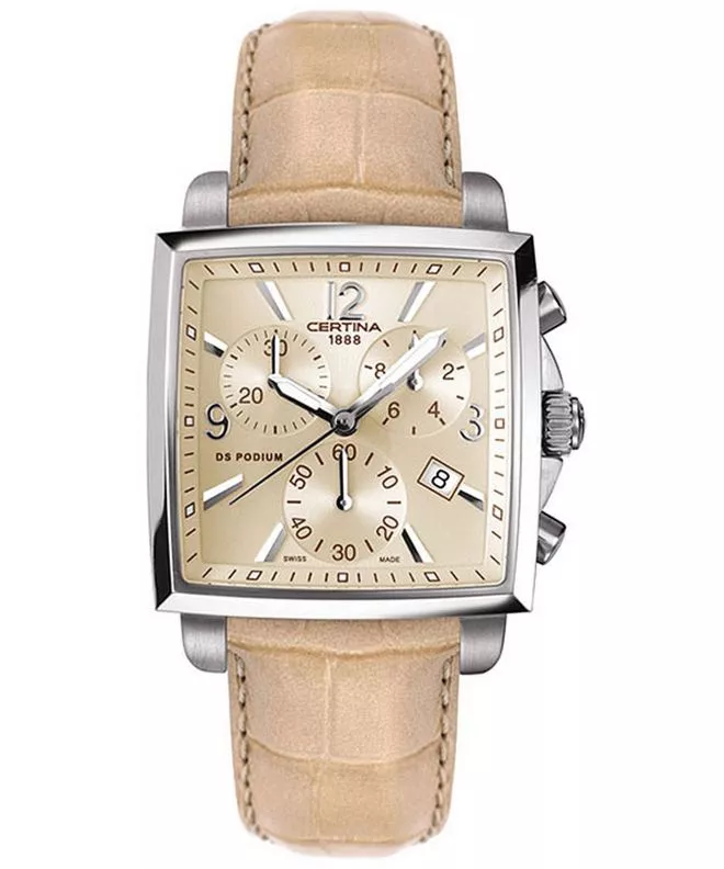 Certina DS Podium Lady Square Chronograph női karóra C001.317.16.267.00 (C0013171626700)