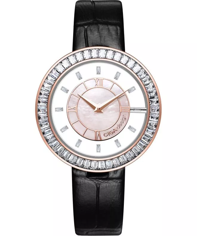 Ciga Design D Series SPARKLE női karóra D022-REWH-1BK