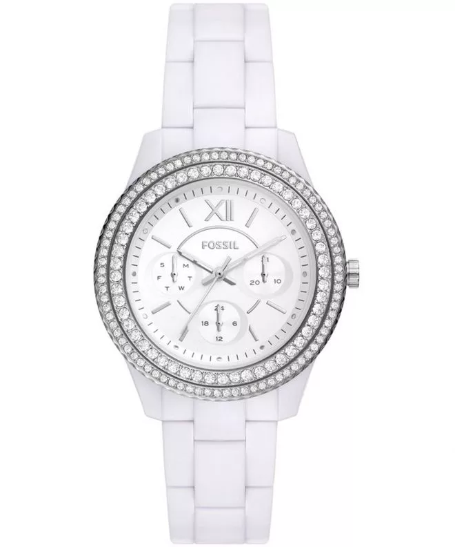 Fossil Stella Multifunction White Castor Oil Női Karóra ES5151