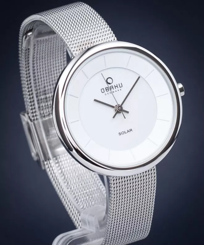 Obaku Lys Steel Solar női karóra V206LRCWMC