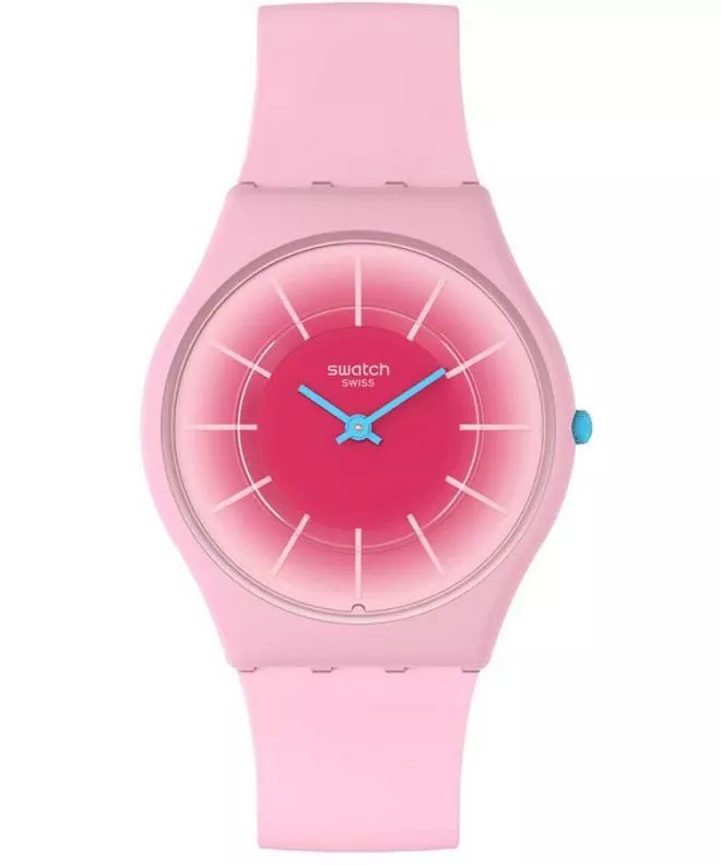 Swatch Ultra Slim Radiantly Pink női karóra SS08P110