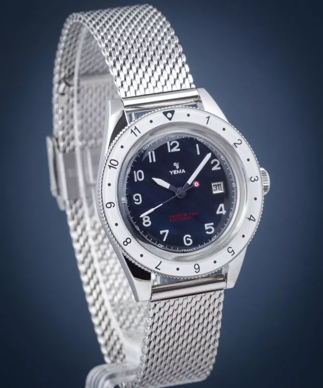 Yema Flygraf French Air & Space Force UTC Femme Női Karóra YMHF1578AA-GM