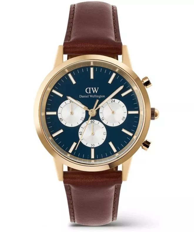 Daniel Wellington Iconic St Mawes Arctic Panda Gold Chronograph férfi karóra DW00100875