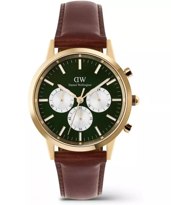 Daniel Wellington Iconic St Mawes Emerald Panda Gold Chronograph férfi karóra DW00100876