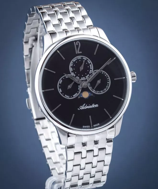 Adriatica Moon Phase férfi karóra A8269.5154QF