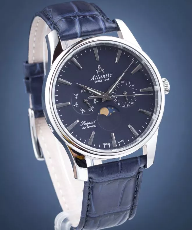 Atlantic Seaport Moon Phase Férfi Karóra 56550.41.51