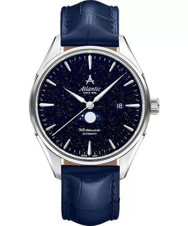 Atlantic Worldmaster Automatic Nightsky Moonphase Blue Aventurine férfi karóra 52783.41.51