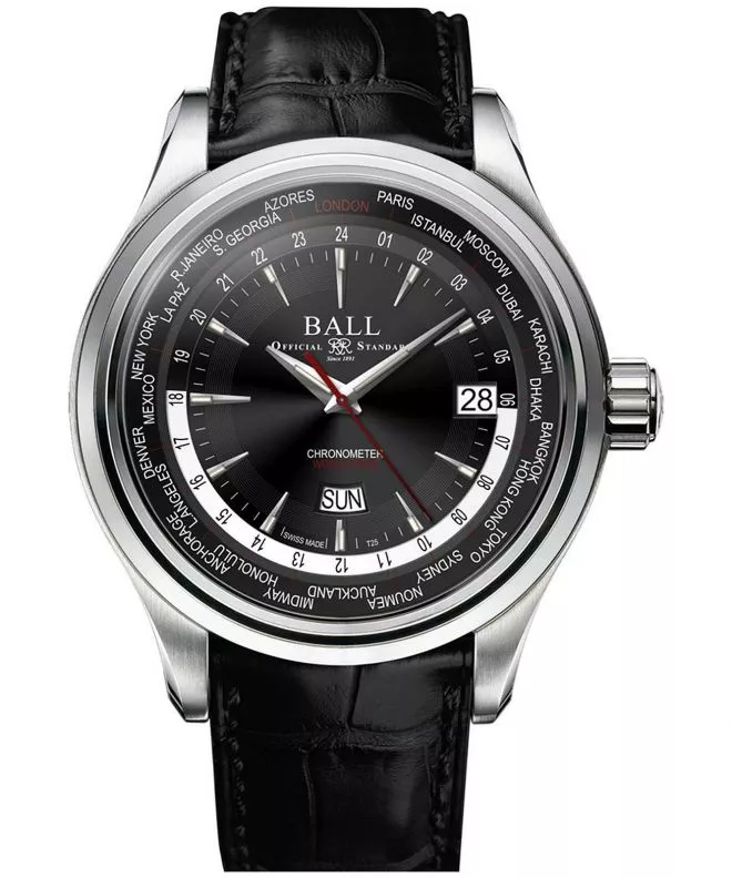 Ball Trainmaster Worldtime Férfi Karóra GM2020D-LL1FCJ-BK