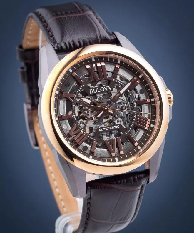 Bulova Classic Skeleton Automatic férfi karóra 98A165