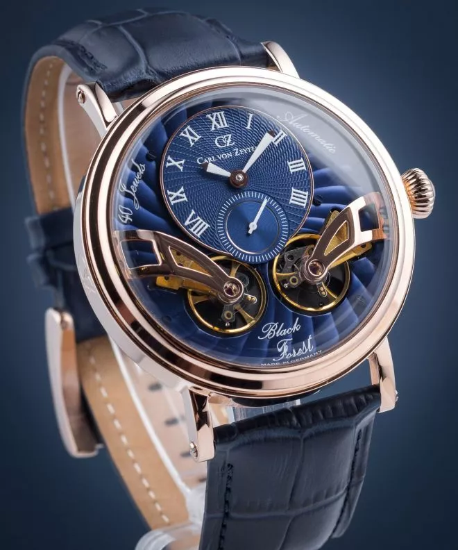 Carl von Zeyten Black Forest Twin Balance Automatic férfi karóra CVZ0017RBL