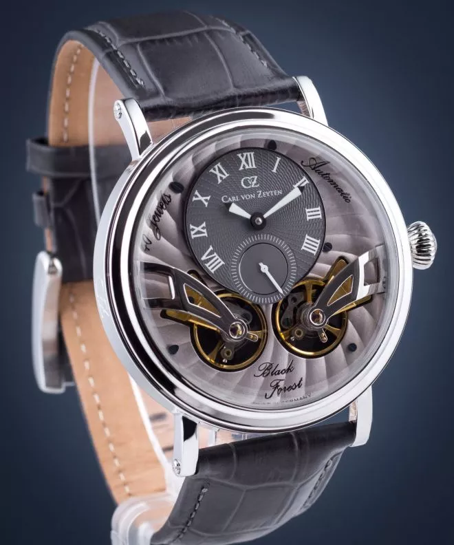 Carl von Zeyten Black Forest Twin Balance Automatic Férfi Karóra CVZ0017SGY