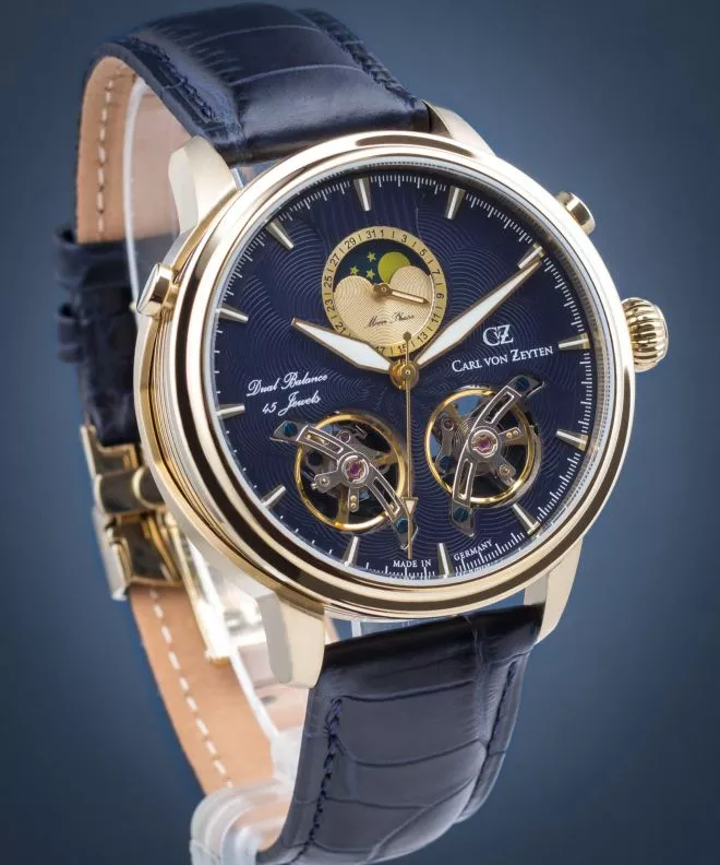 Carl von Zeyten Durbach Twin Balance Automatic férfi karóra CVZ0060GBL