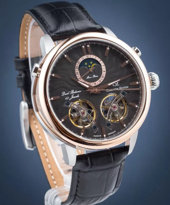 Carl von Zeyten Forbach Twin Balance Automatic férfi karóra CVZ0056BK