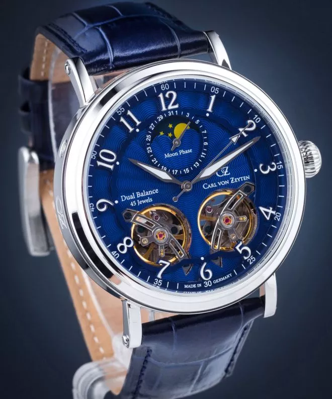 Carl von Zeyten Murg Moonphase Automatic férfi karóra CVZ0054BL