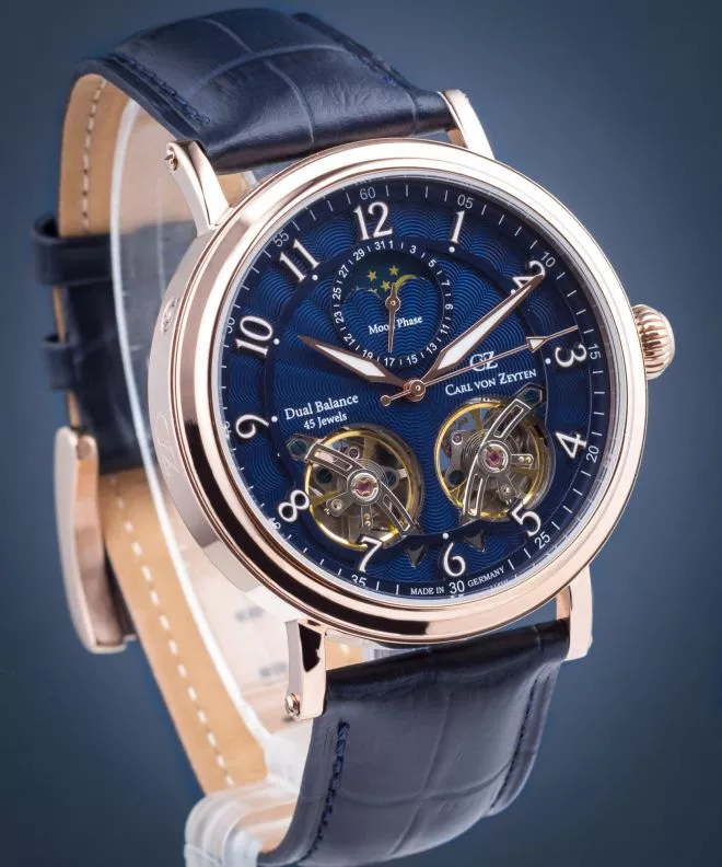 Carl von Zeyten Murg Twin Balance Automatic Férfi Karóra CVZ0054RBL