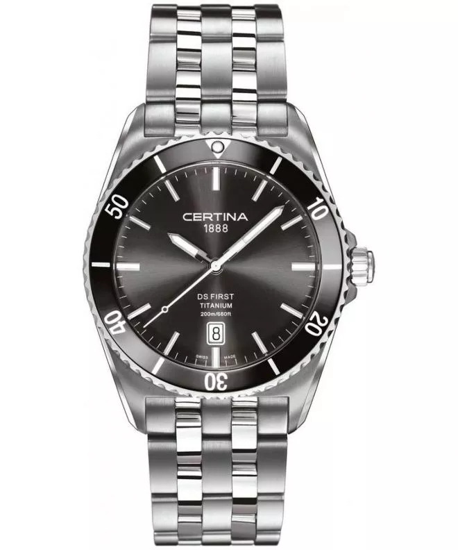 Certina DS First Ceramic Titanium Férfi Karóra C014.410.44.081.00 (C0144104408100)