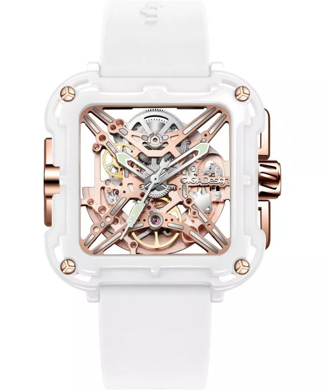 Ciga Design X Series Machina Skeleton Ceramic Automatic férfi karóra X012-WR01-5WH