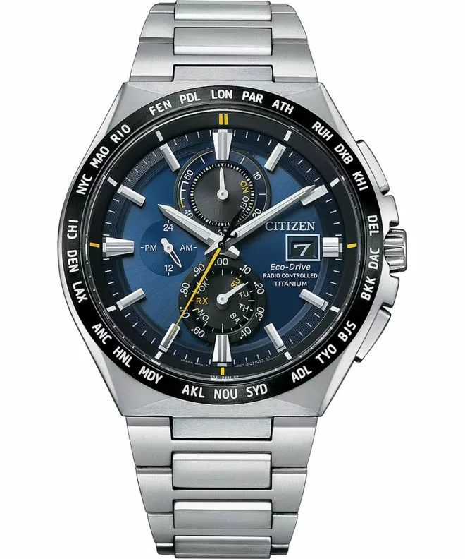 Citizen Radio Controlled Super Titanium Eco-Drive férfi karóra AT8234-85L