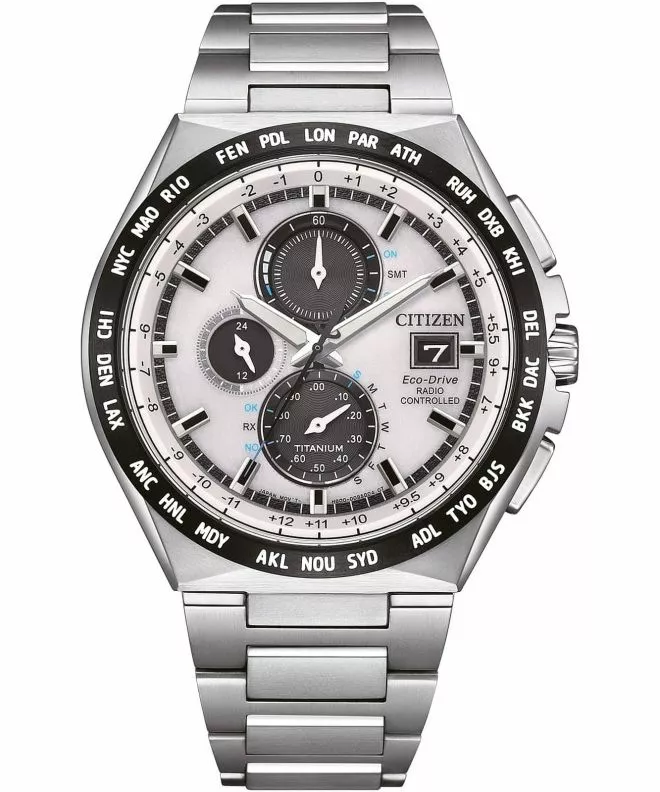 Citizen Radio Controlled Super Titanium Eco-Drive férfi karóra AT8238-84A