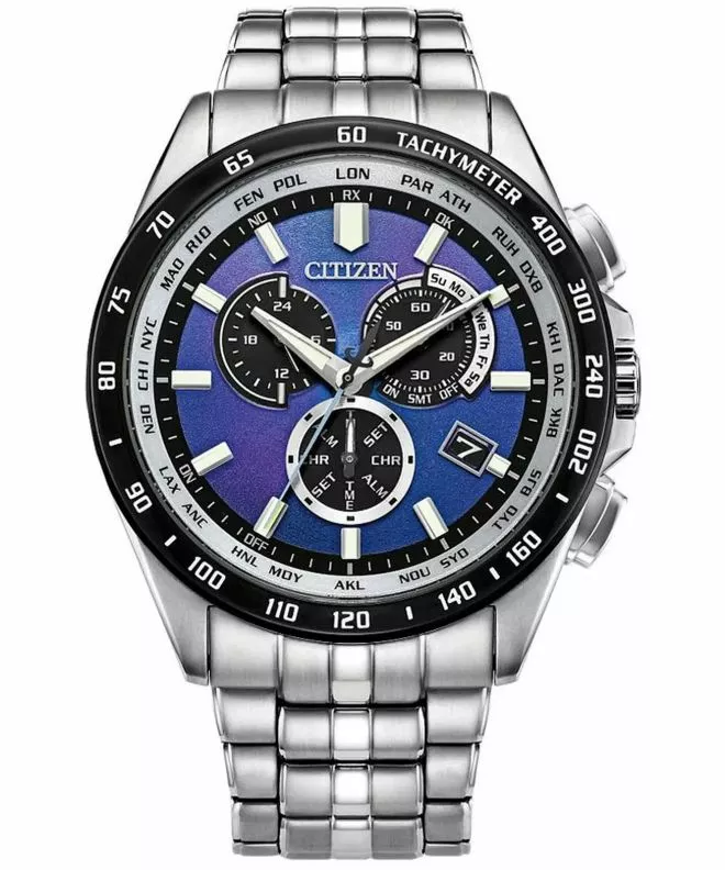 Citizen Radio Controlled Unite With Blue Chronograph Solar Limited Edition férfi karóra CB5874-81L