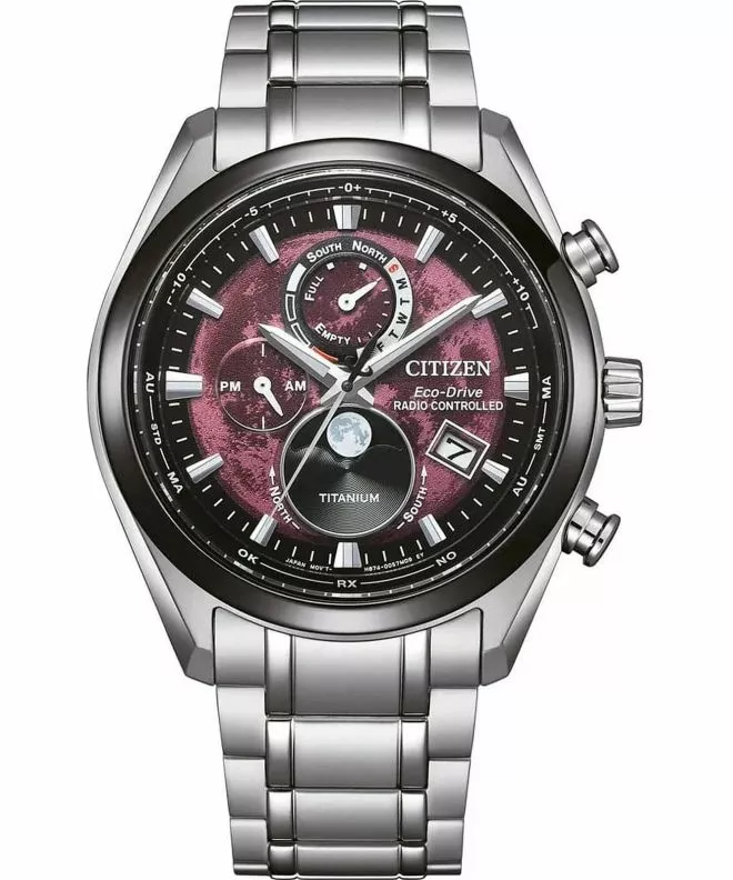 Citizen Tsukiyomi Radio Controlled Moonphase férfi karóra BY1018-80X